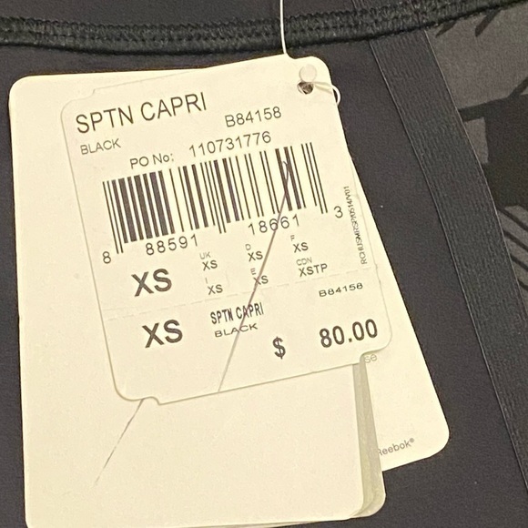 Spartan Race Reebok New Size XS Black Blue Compression Moisture Wicking - Picture 6 of 7